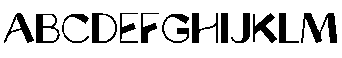 LUCIANA Regular Font UPPERCASE