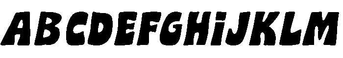 LUMORA Italic Font UPPERCASE