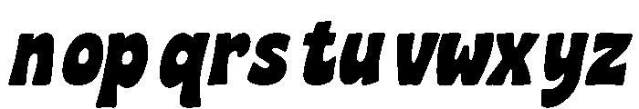 LUMORA Italic Font LOWERCASE