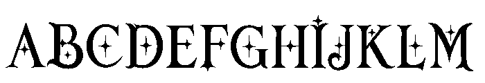 LUNAR BLOOM Font UPPERCASE