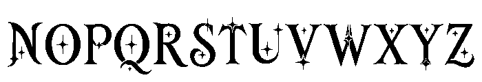 LUNAR BLOOM Font UPPERCASE