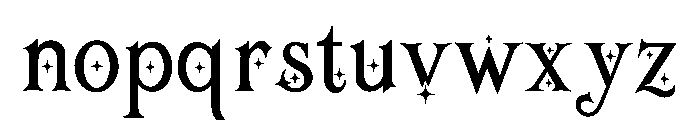 LUNAR BLOOM Font LOWERCASE