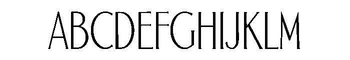 LUNEVE Font UPPERCASE