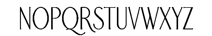 LUNEVE Font UPPERCASE
