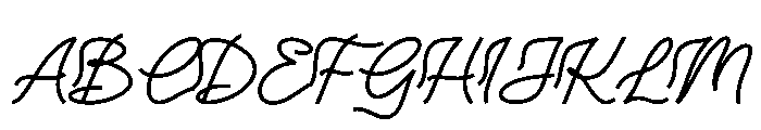 Lubiedo Font UPPERCASE
