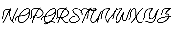 Lubiedo Font UPPERCASE