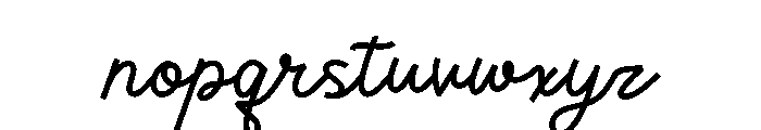 Lubiedo Font LOWERCASE