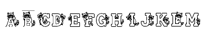 Luca Regular Font UPPERCASE