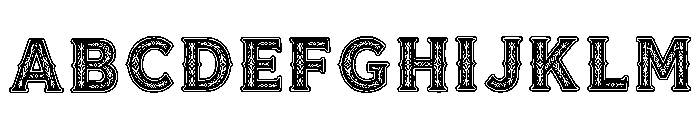 Lucan Regular Font UPPERCASE