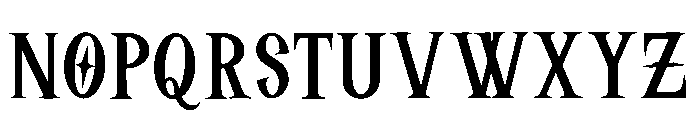 Lucent Nocturn Plain Font UPPERCASE
