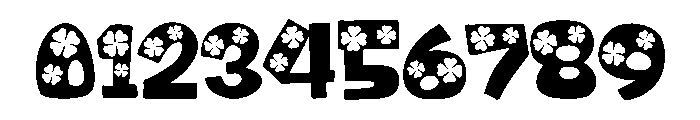 Luck clover Font OTHER CHARS