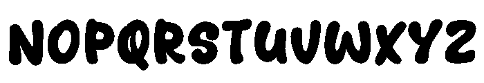 Luckiest Guy Regular Font UPPERCASE