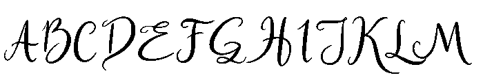 LuckiestGuide-Regular Font UPPERCASE