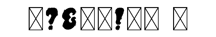 Lucky-4 Font OTHER CHARS