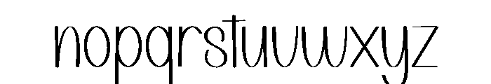 Lucky Autography Font LOWERCASE