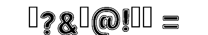 Lucky Bold Regular Font OTHER CHARS