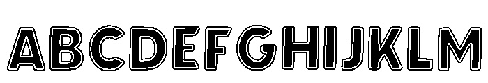 Lucky Bold Regular Font UPPERCASE