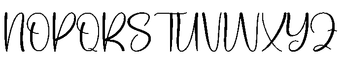 Lucky Calling Font UPPERCASE