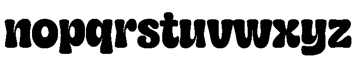 Lucky Chunks Font LOWERCASE