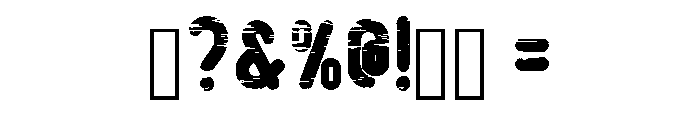 Lucky Cloud Regular Font OTHER CHARS