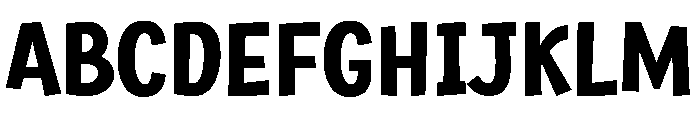 Lucky Crush Font UPPERCASE