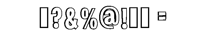 Lucky Easter Regular Font OTHER CHARS