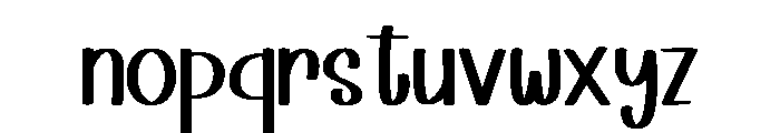 Lucky Grinch Regular Font LOWERCASE