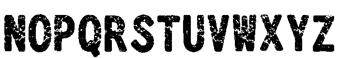 Lucky Grunge Regular Font LOWERCASE