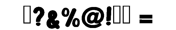Lucky Honey Regular Font OTHER CHARS