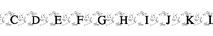 Lucky Horse Font UPPERCASE