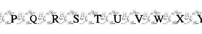 Lucky Horse Font UPPERCASE