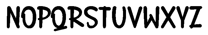 Lucky Jelly Regular Font UPPERCASE