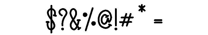 Lucky Pop Font OTHER CHARS