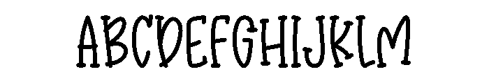 Lucky Pop Font UPPERCASE