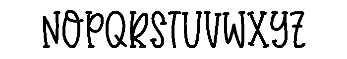 Lucky Pop Font UPPERCASE