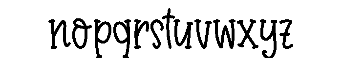 Lucky Pop Font LOWERCASE