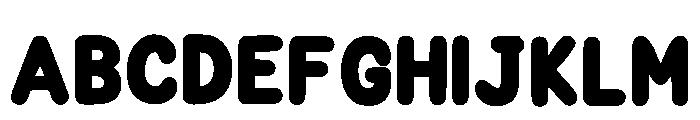Lucky School Regular Font UPPERCASE