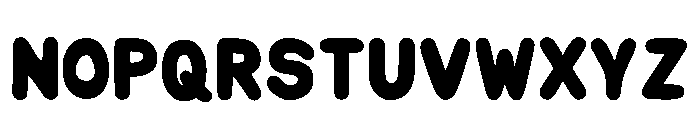 Lucky School Regular Font UPPERCASE
