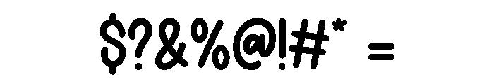 Lucky Stars Regular Font OTHER CHARS