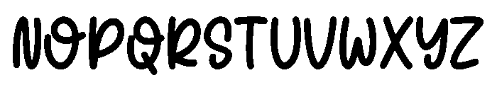 Lucky Stars Regular Font UPPERCASE