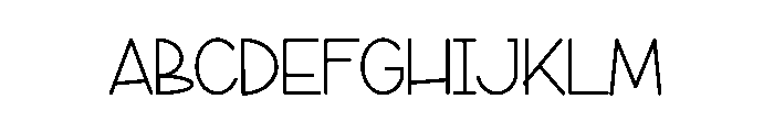 Lucky Summer Font UPPERCASE