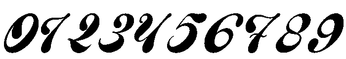Lucky Wonky Italic Font OTHER CHARS
