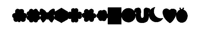 LuckyCharmDecor Font LOWERCASE