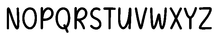 LuckyDays Font UPPERCASE