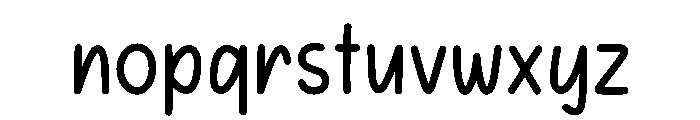 LuckyDays Font LOWERCASE