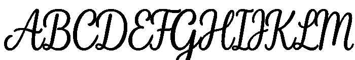 LuckyDreamer Font UPPERCASE