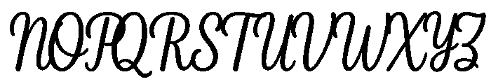 LuckyDreamer Font UPPERCASE