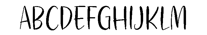 Lucunya Font UPPERCASE