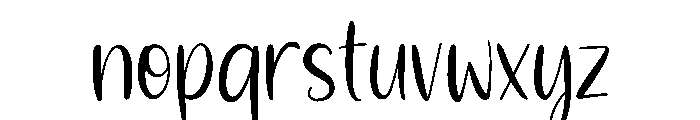 Lucunya Font LOWERCASE
