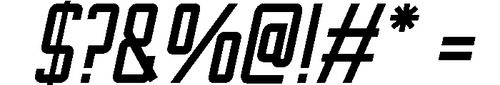 Ludane Italic Font OTHER CHARS